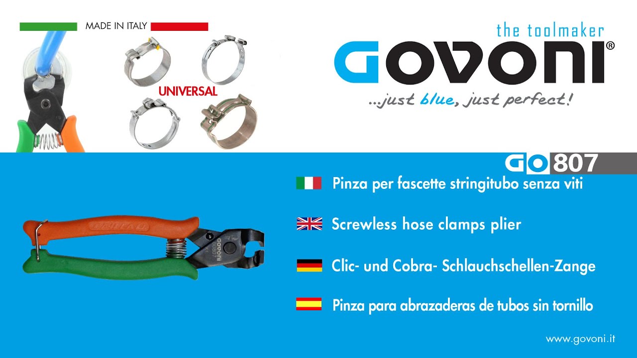 GO807 - Pinza per fascette stringitubo