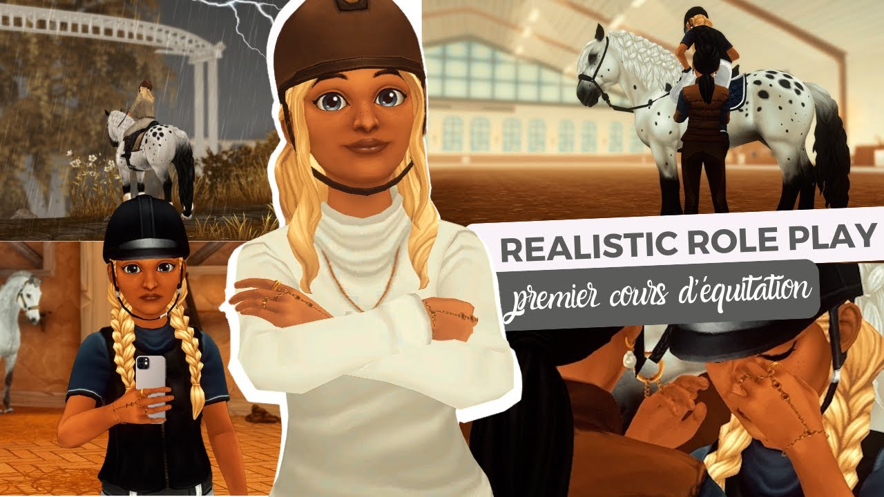 Mon PREMIER COURS D'EQUITATION 😍 - Star Stable Online Realistic Role Play