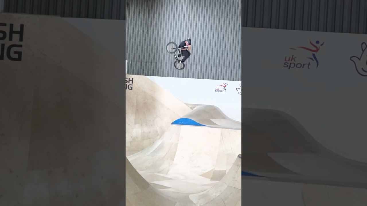 450 Invert at Asylum Skatepark in the UK! #BMX