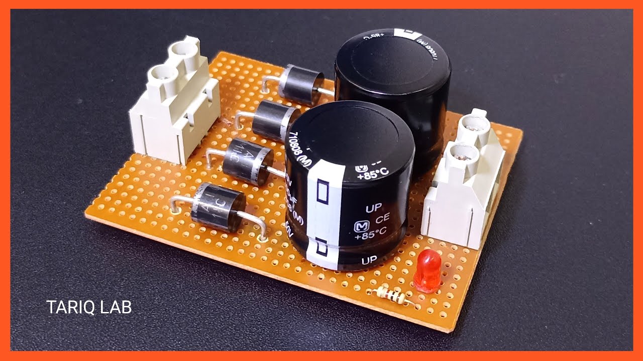 How To Make Full Wave Rectifier | AC To DC Converter