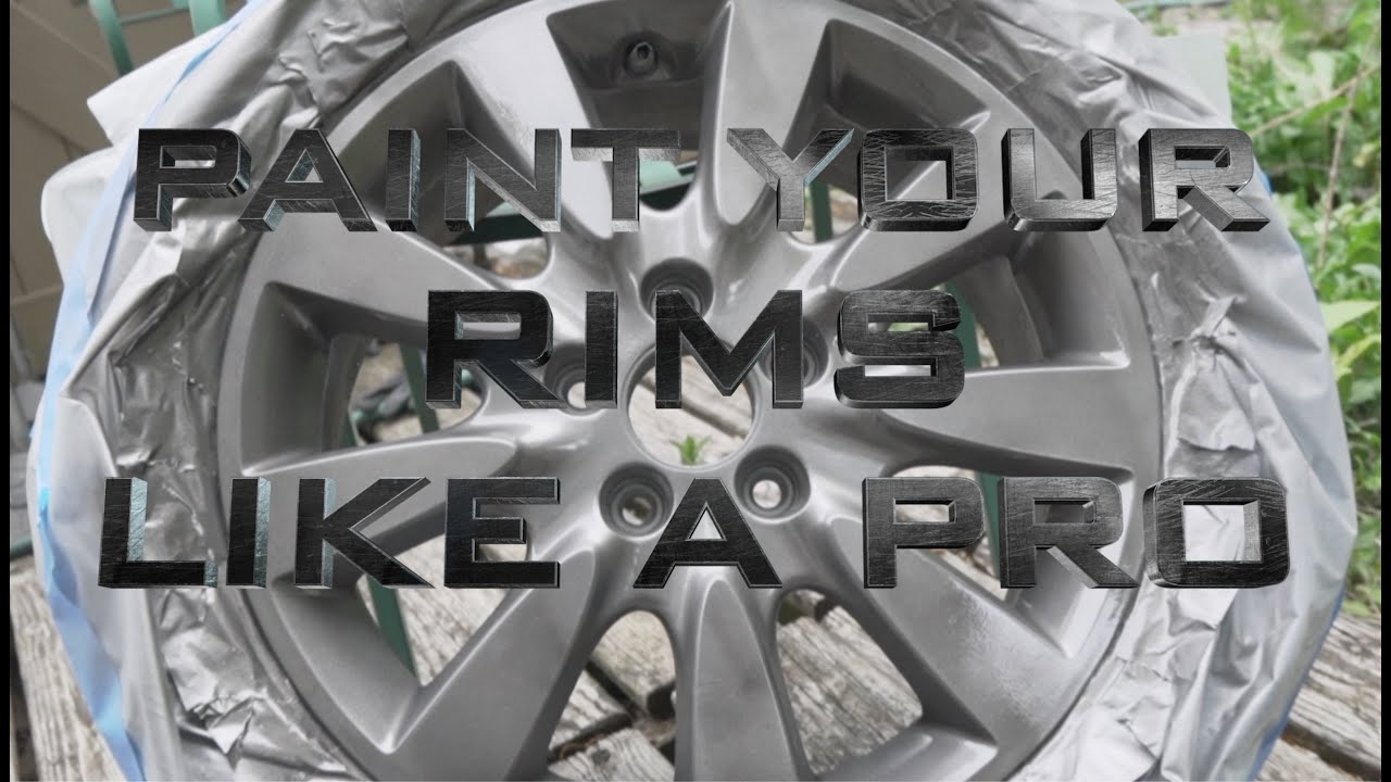 Paint Your Wheels Like a Pro. #Duplicolor #Graphite #primer #sand #clearcoat