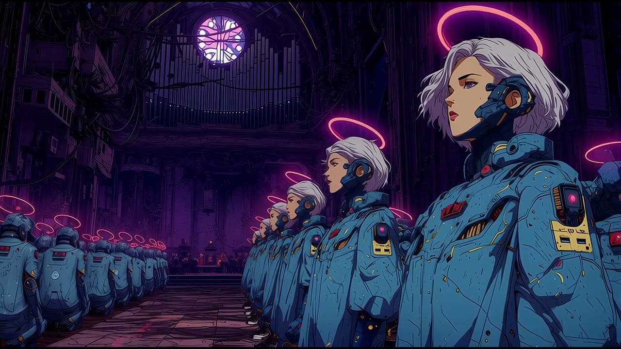 Sacred Circuits ⚡️ Awakening the Machine's Humm — Cinematic Choirwave Synth