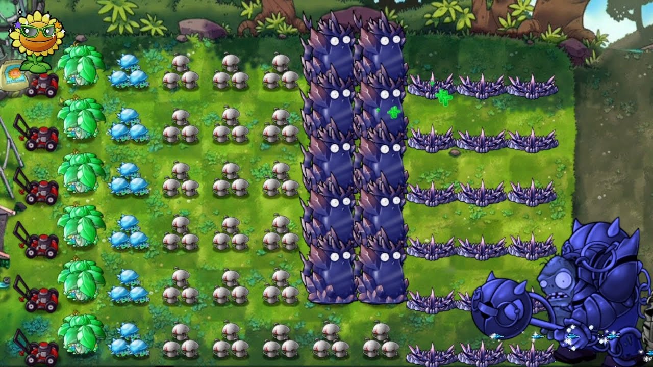 PvZ Fusion : Plants Uniq Trap vs All Zombies #11