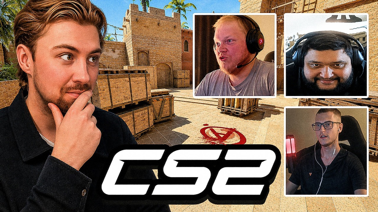 KAN EN STREAMER SLÅ 3 CS2 NOOBS? (Zorrokungen, Samme & Dentix)
