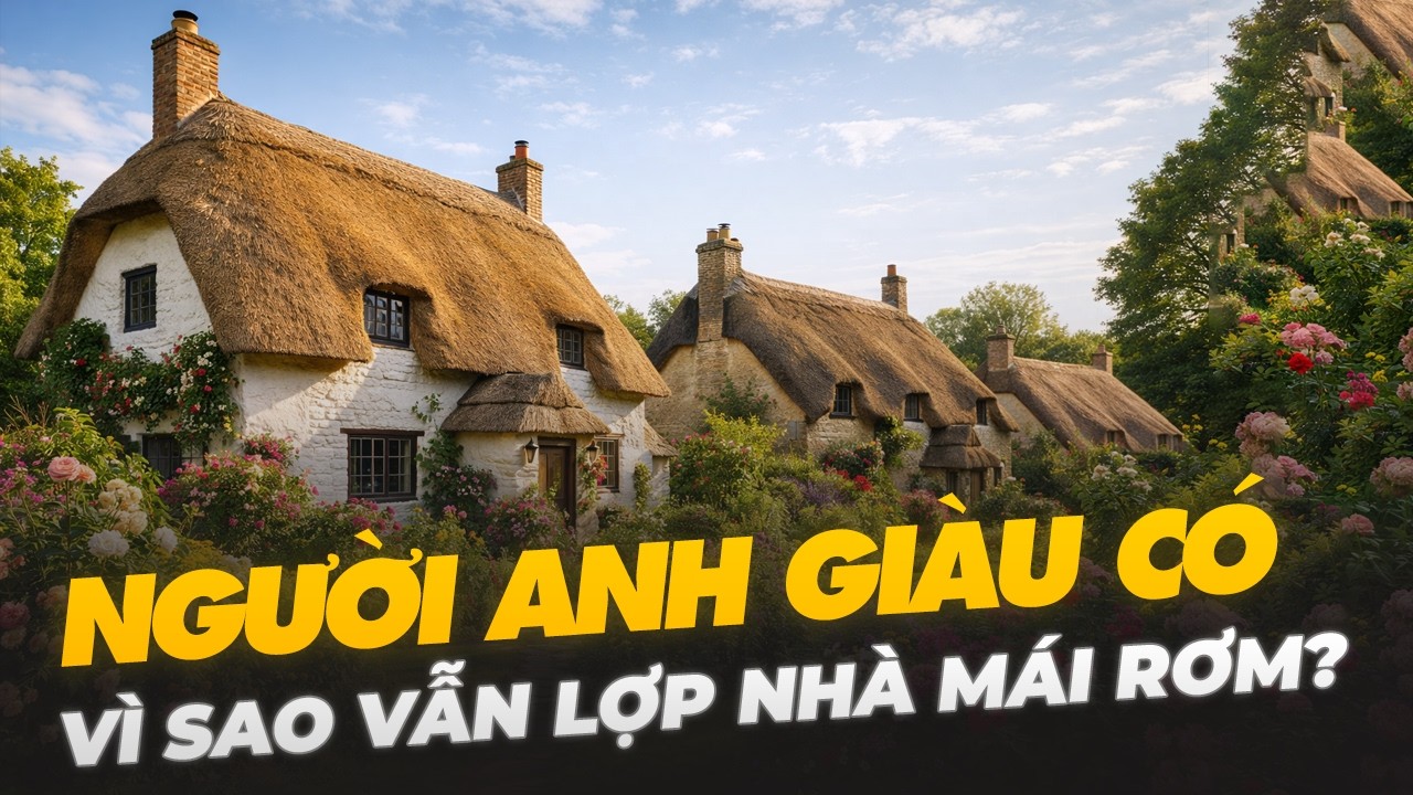 VÌ SAO NGƯỜI ANH VẪN LỢP NHÀ MÁI RƠM?