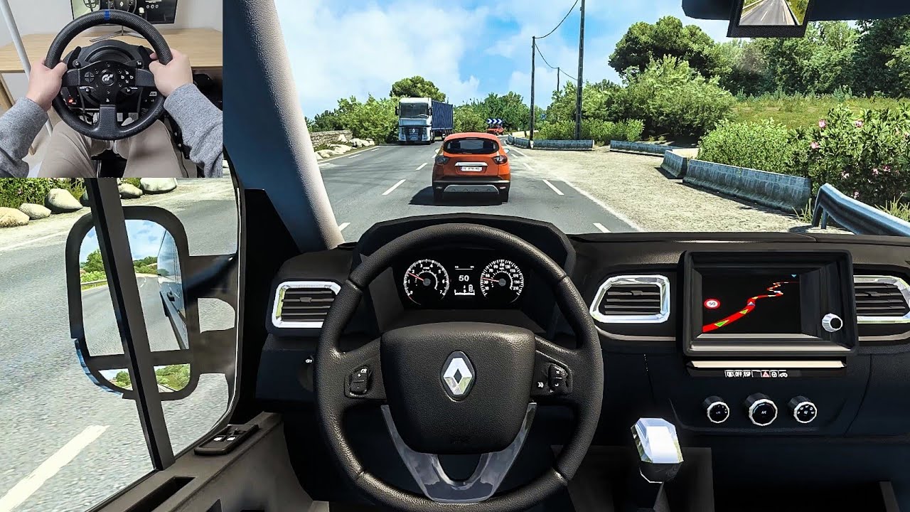 Euro Truck Simulator 2 - 2020 Renault Master [Steering Wheel Gameplay]