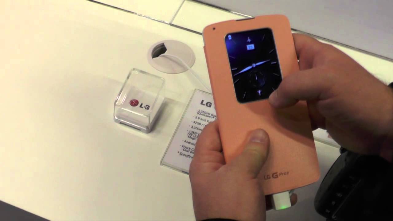 Hands-on with the LG G Pro 2 Quick Window Case