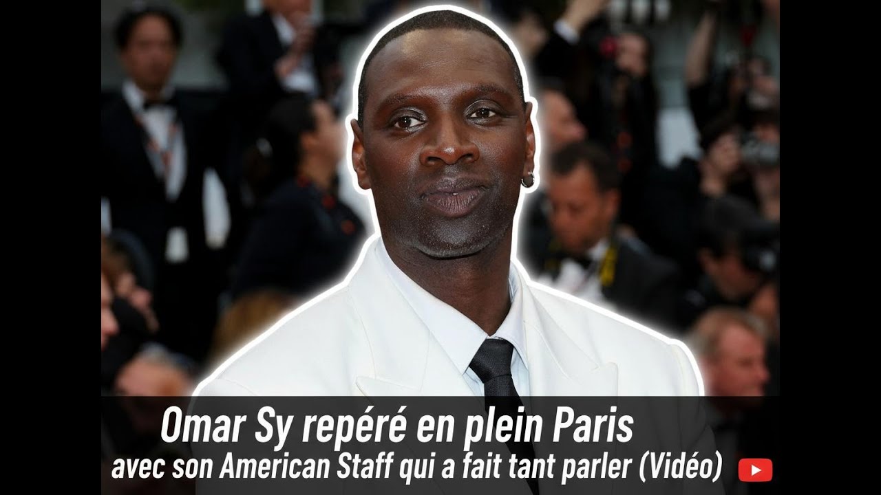 Omar Sy repéré en plein Paris avec son American Staff qui a fait tant parler (Vidéo)