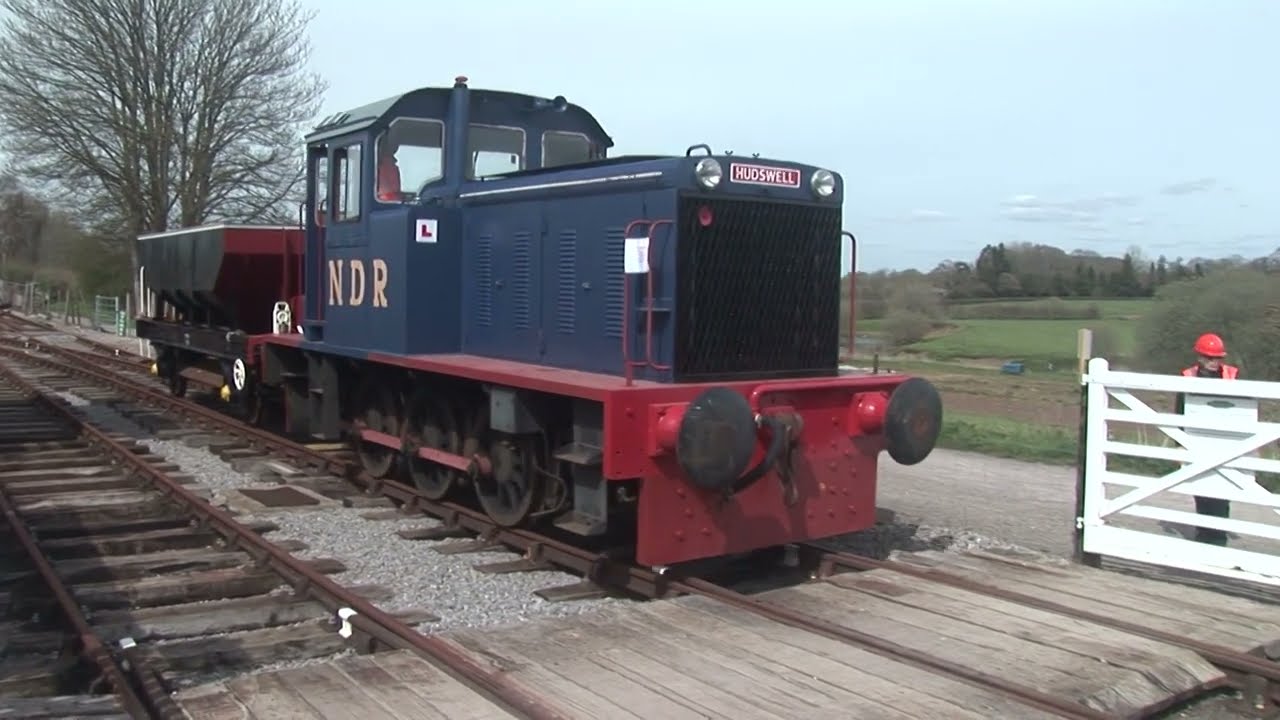Shunting and driver training at the North Dorset Railway at Shillingstone.
