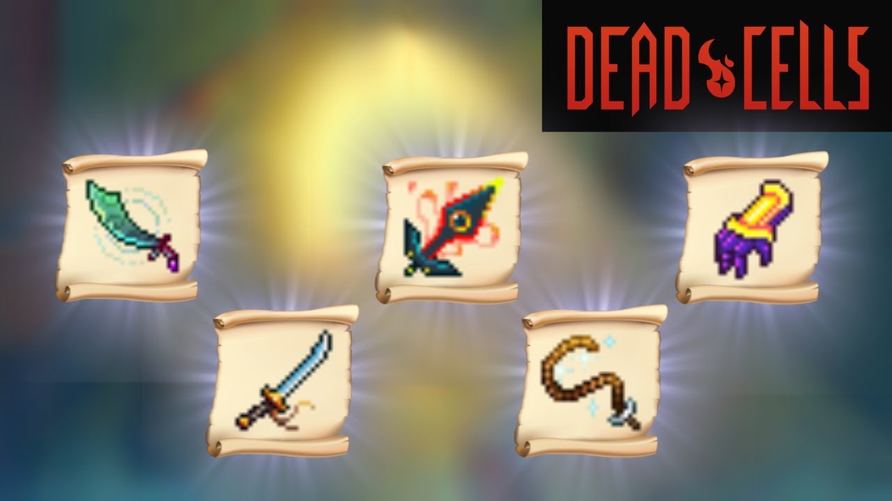Все чертежи оружий ближнего боя | Dead Cells