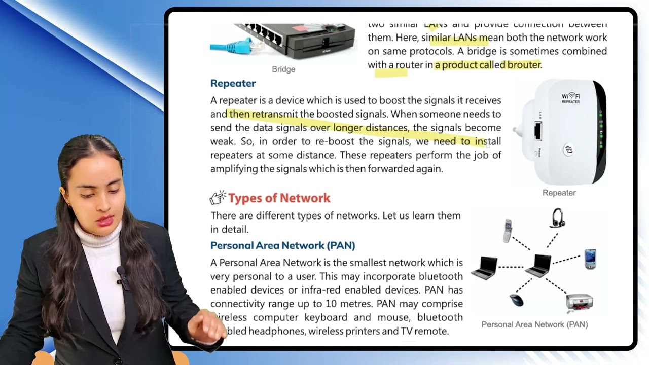 Computer Class 8 Chapter 4 Concept of Networking