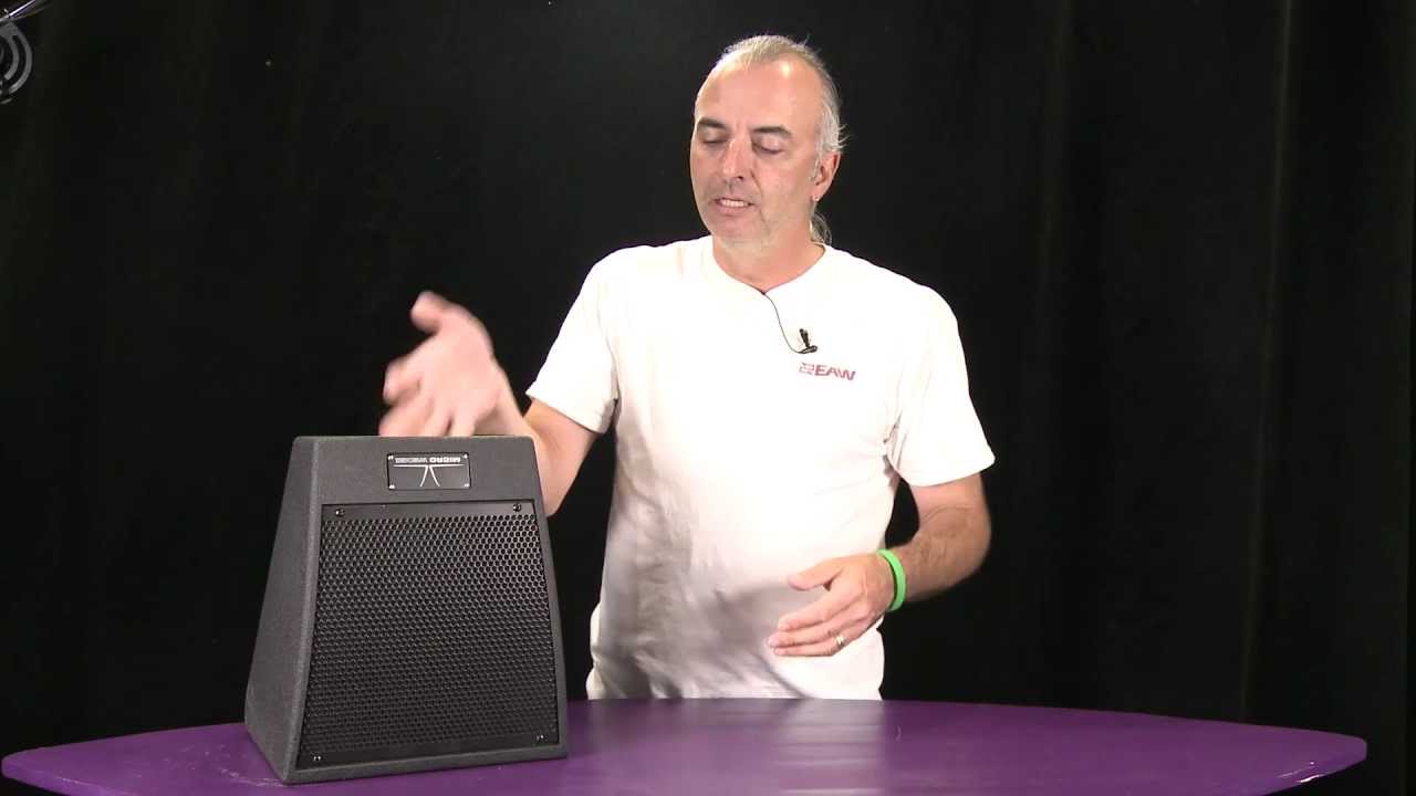 EAW MicroWedge MW8/10/12/15 Floor Monitor, 12" Woofer Overview | Full Compass