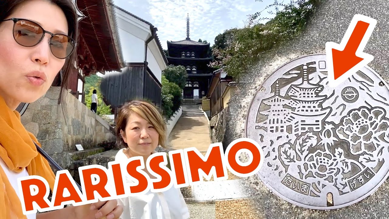 L'UNICO TEMPIO DI LEGNO COSTRUITO 1300 ANNI FA CON 2 PAGODE A NARA TAIMADERA