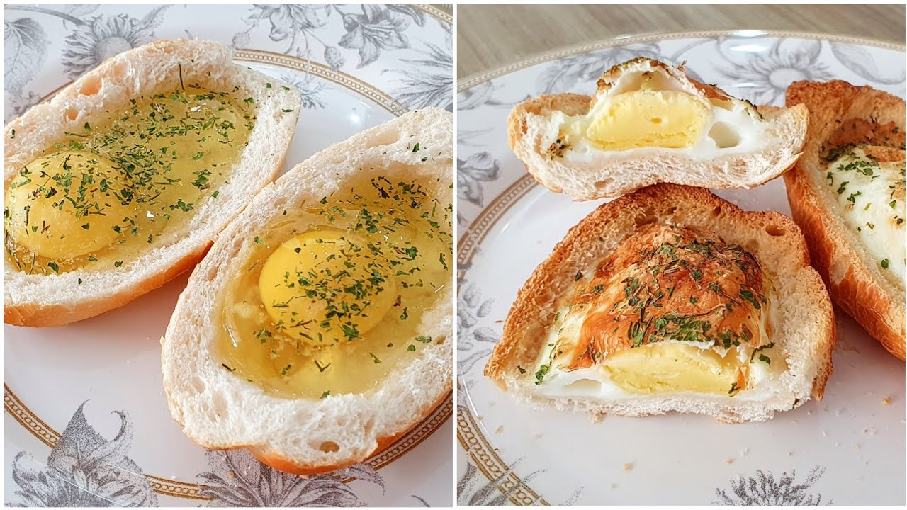 PÃO COM OVO NA AIRFRYER / RÁPIDO E FÁCIL