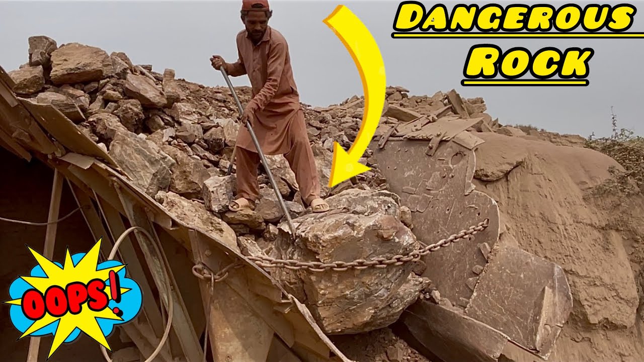 Biggest Rock Stuck in Crusher Machine | Amazing Moment Huge Rock Gets Stuck in the Crusher! 🪨🔥#asmr 