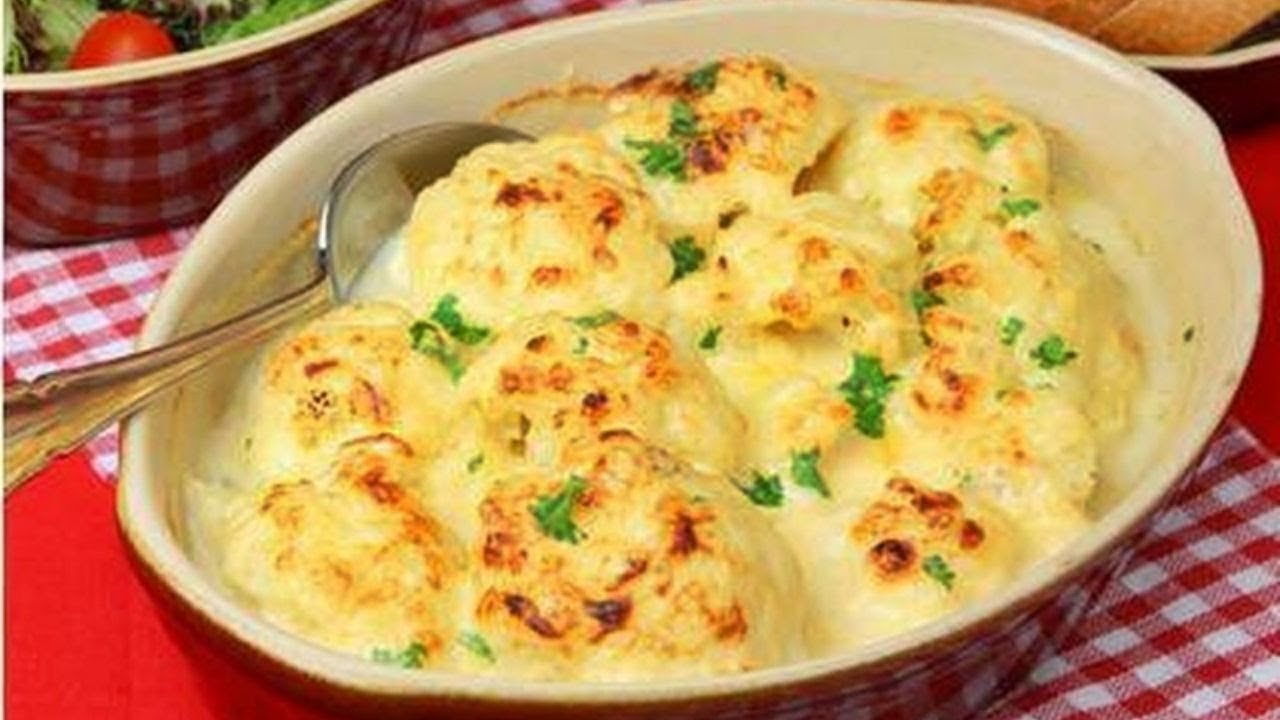 Receita Deliciosa: Couve-Flor Gratinada no Forno com Molho Branco
