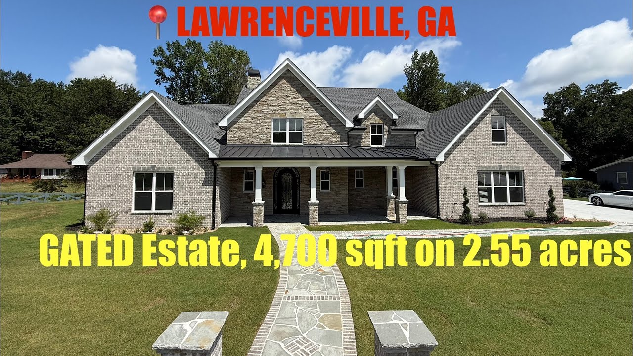 💥Inside a Gated Estate in Lawrenceville, GA | What Do You Think of This Dream Home?👀