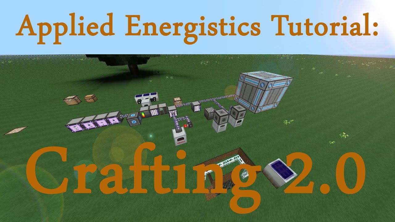 Minecraft Tutorial: Applied Energistics: Auto-Crafting 2.0 - Using other Mod's Machines (English)