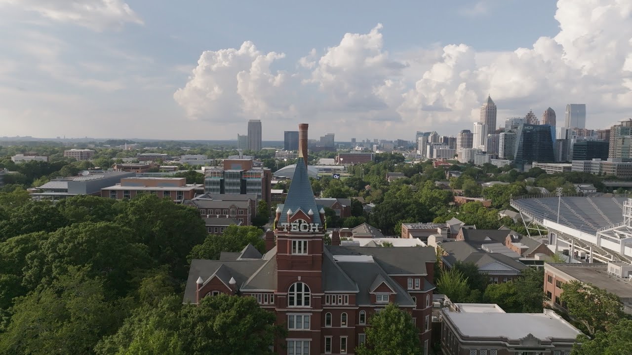 Georgia Institute of Technology (Georgia Tech) Campus with the Mavic 3 4K Aerial Video