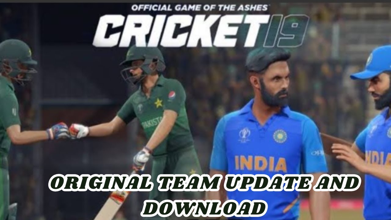 Cricket 19 offline team update and download | how to update original team in cricket 19 | cricket 19