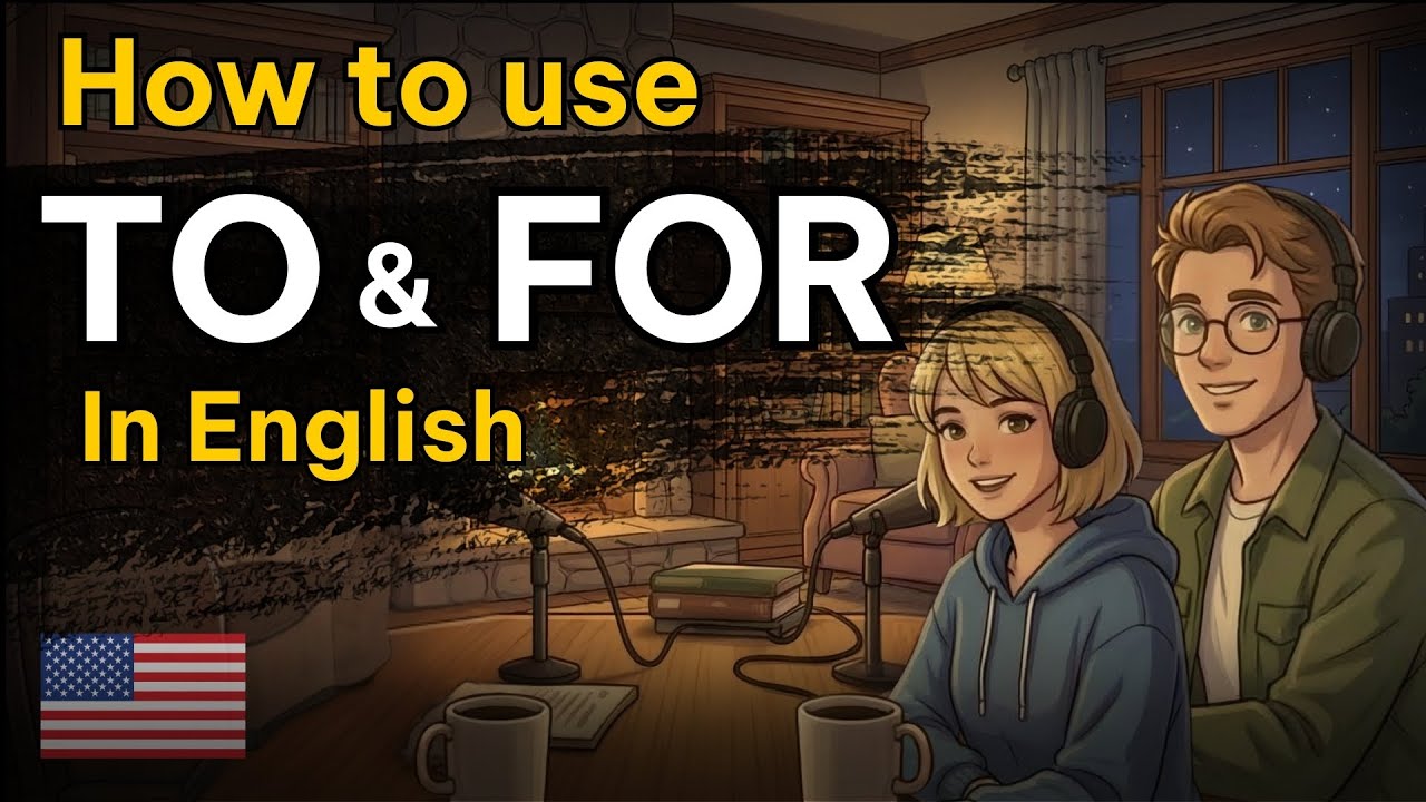 Learn English with Real Conversations Podcast | How to Use “To” and “For” in English