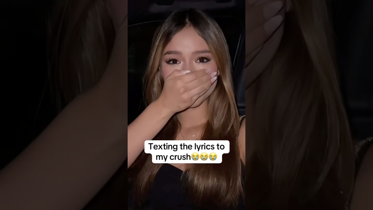 Lyrics prank😭😭😭 #reaction #texting #wedonttalkanymore #crush #lyrics #popular #omg