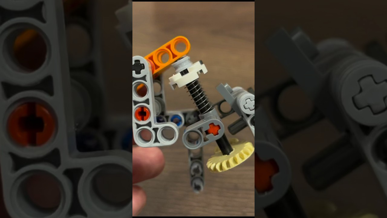 Realistic LEGO Technic Engine Inlet & Exhaust Valves + Camshaft