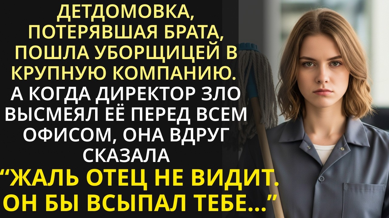 Спесивый директор послал безграмотную техничку в переговорную, но обомлел, когда она спасла компанию