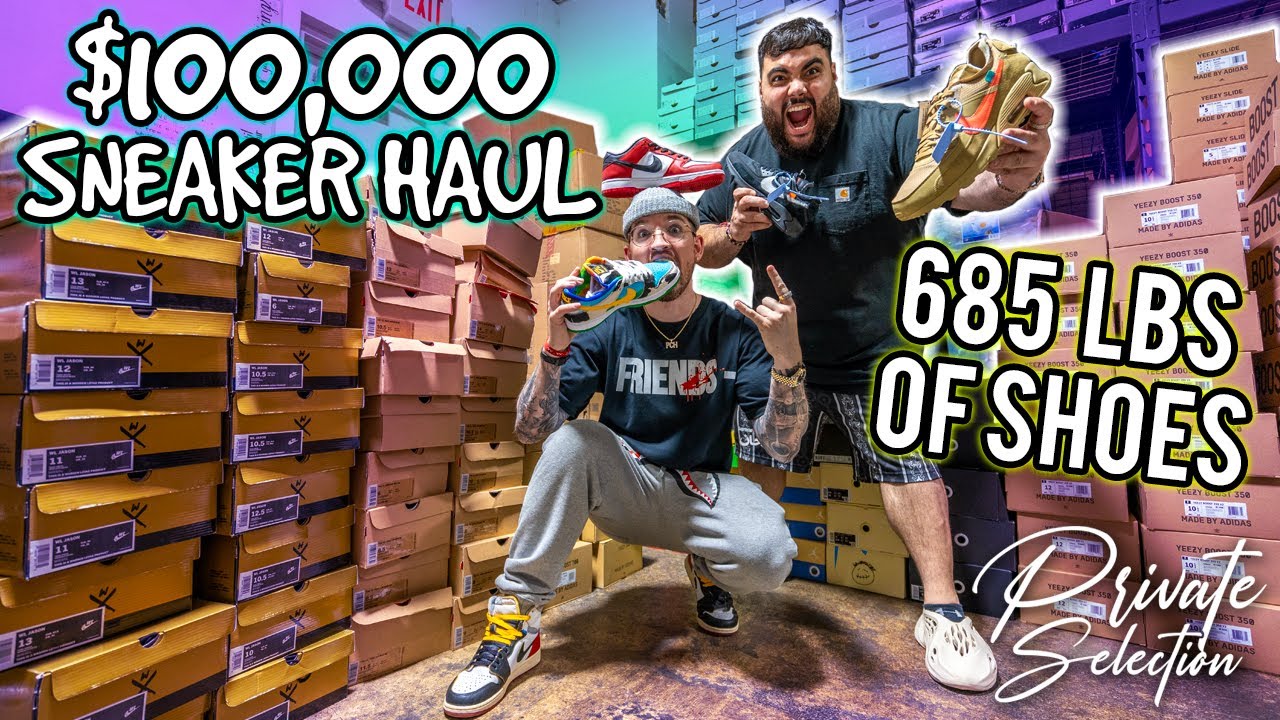КРОССОВКИ НА 100 000 ДОЛЛАРОВ *685 ФУНТОВ YEEZY, JORDAN, OFF-WHITE*