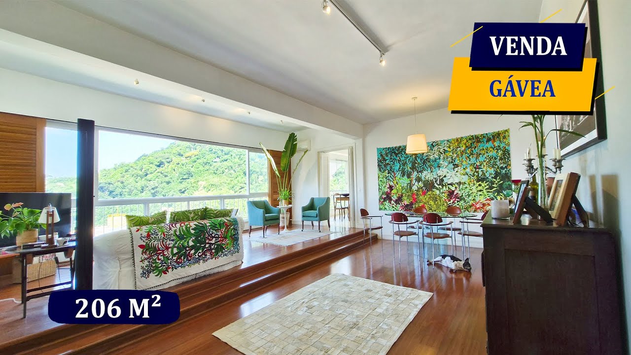 GÁVEA EXCLUSIVÍSSIMO APARTAMENTO REFORMADO 206M2 VISTAS DESLUMBRANTES 4 QUARTOS 4 BANHEIROS 2 VAGAS