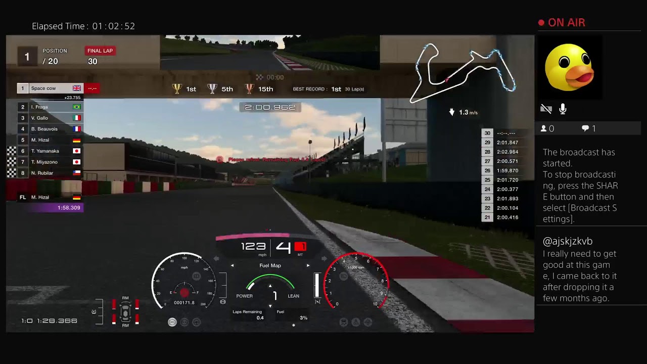 Gt7 Human Comedy Mission - Lake Maggoire 1 hour race using Porsche 911 GT3R