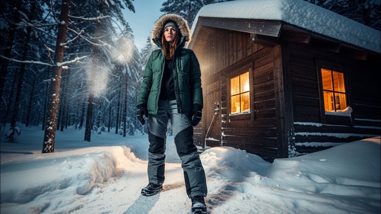 Surviving -60°C Blizzard in an Underground Snow Bunker | Fire & Wind ASMR (No Talking)