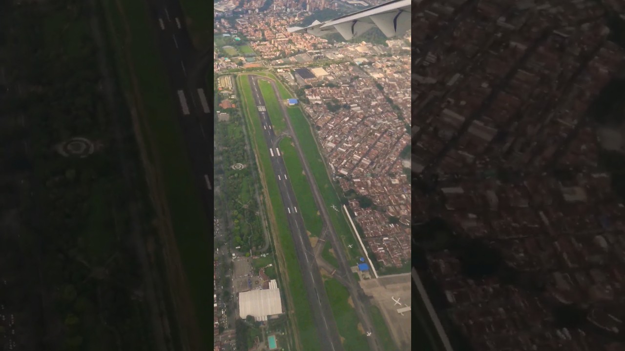Impresionante aproximación en Medellín al Aeropuerto Olaya Herrera SKMD 🇨🇴💺✈️ EOH. Clic desde Tolú.