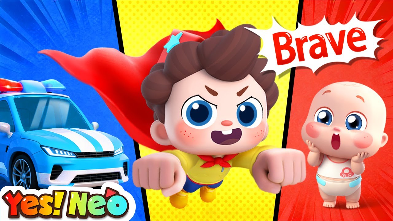I am Brave | Emotions and Feelings | Superhero Song | Nursery Rhyme & Kids Song | Yes! Neo
