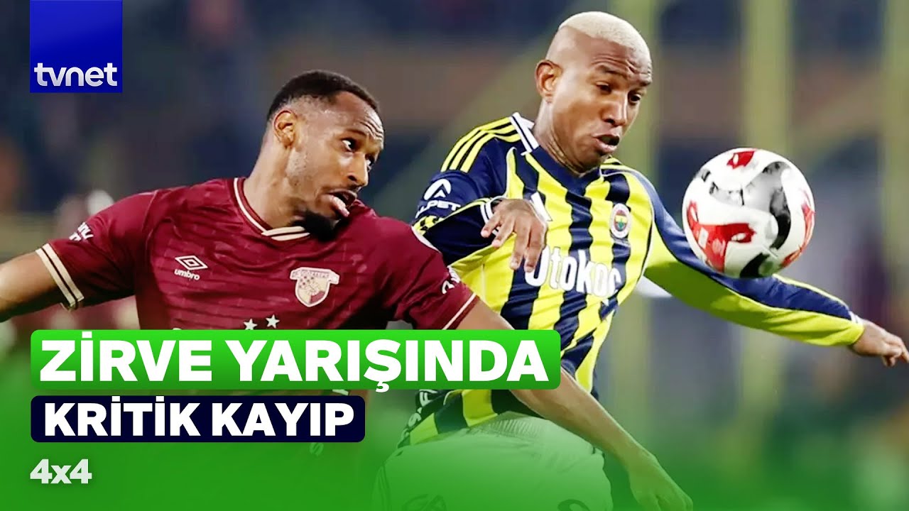 Fenerbahçe şampiyonluk yarışında yara aldı: Tek gol galibiyete yetmedi | 4x4 Futbol