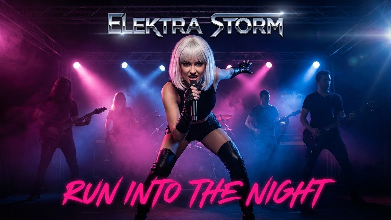 Elektra Storm – Run Into the Night  Classic 80s Rock Female Rock