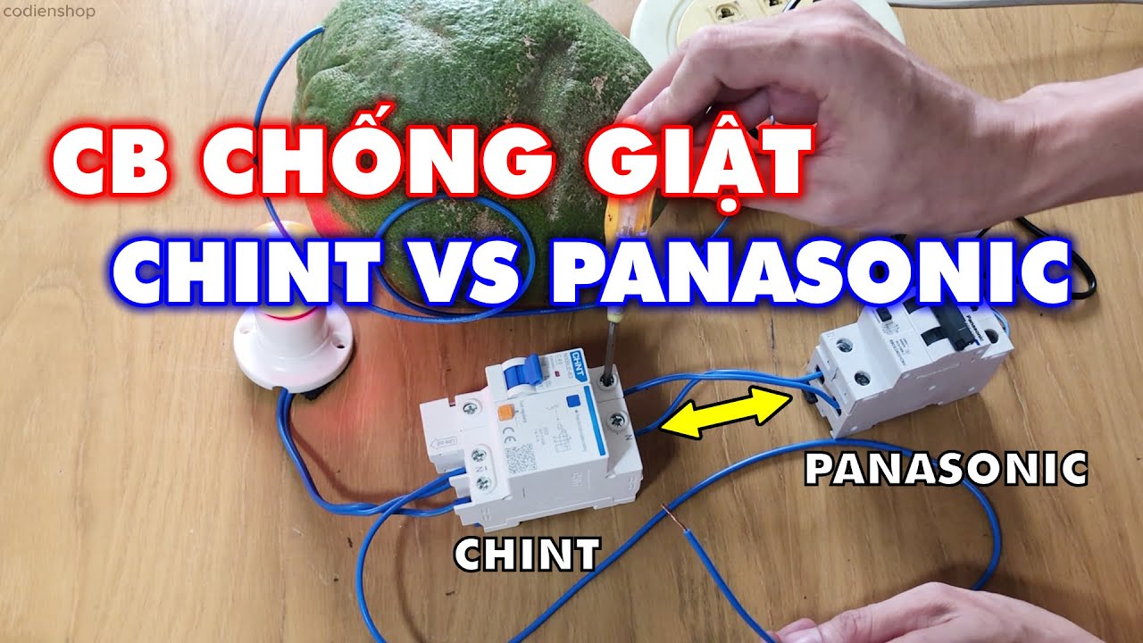 Test Khả Năng Chống Giật RCBO ChinT Và Panasonic - Nên Chọn CB Nào Tốt Hơn?