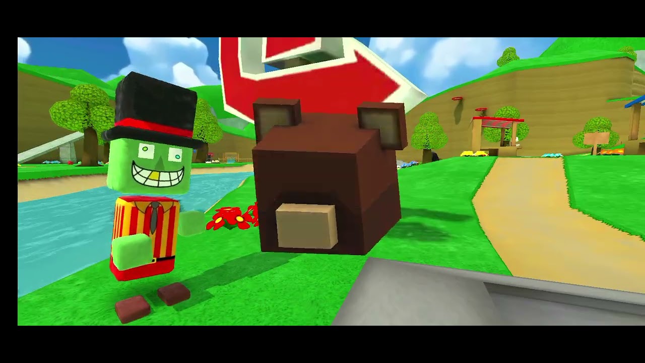 Jugando super Bear aventure con mi hermano perdón por el lag