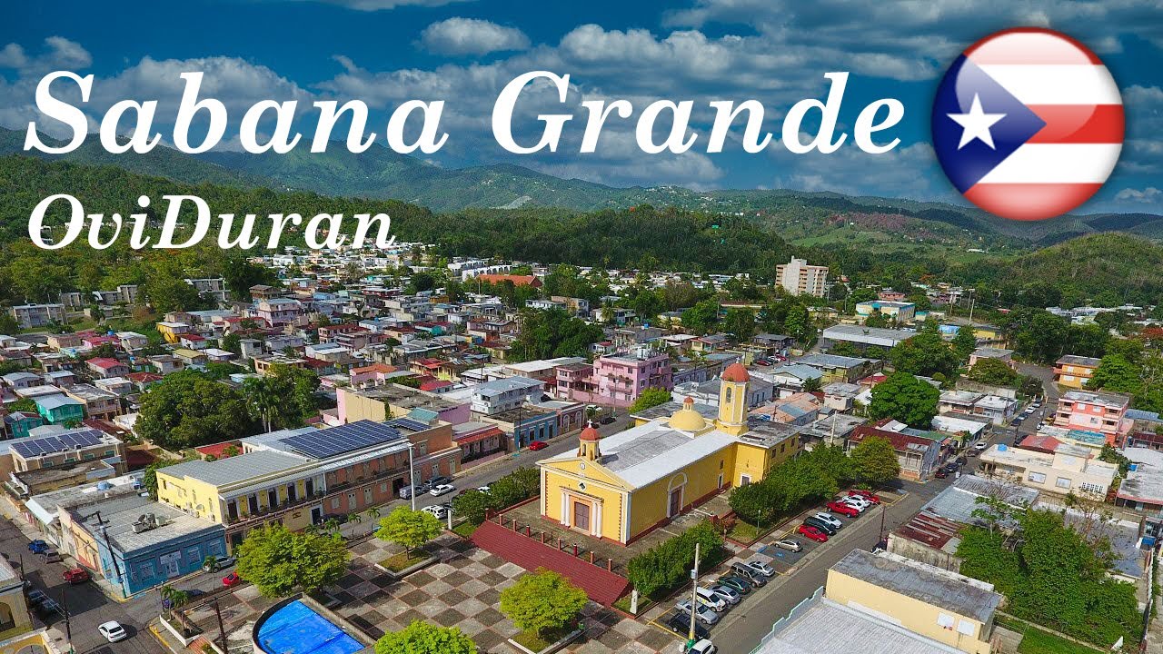 Sabana Grande, Puerto Rico From The Air 2019
