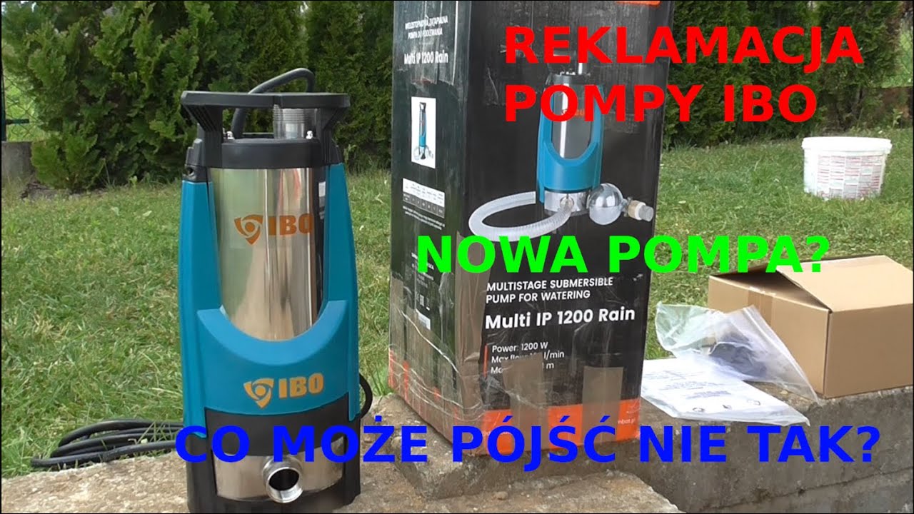 36. Reklamacja pompy IBO. Nowa pompa? Co może pójść nie tak?