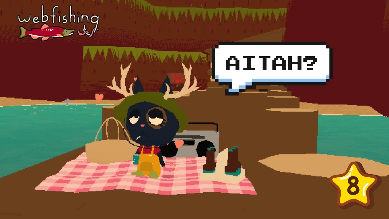 basically im reading reddit stories while i fish (webfishing pt 8)