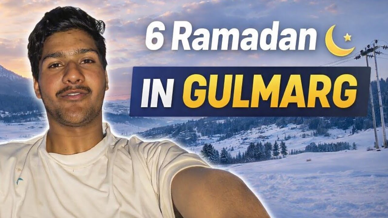  6 Ramadan in gulmarg/Gulmarg snow update 🥶