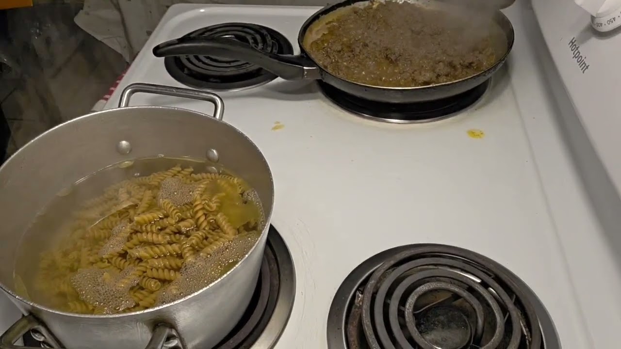 Beef cheese pasta