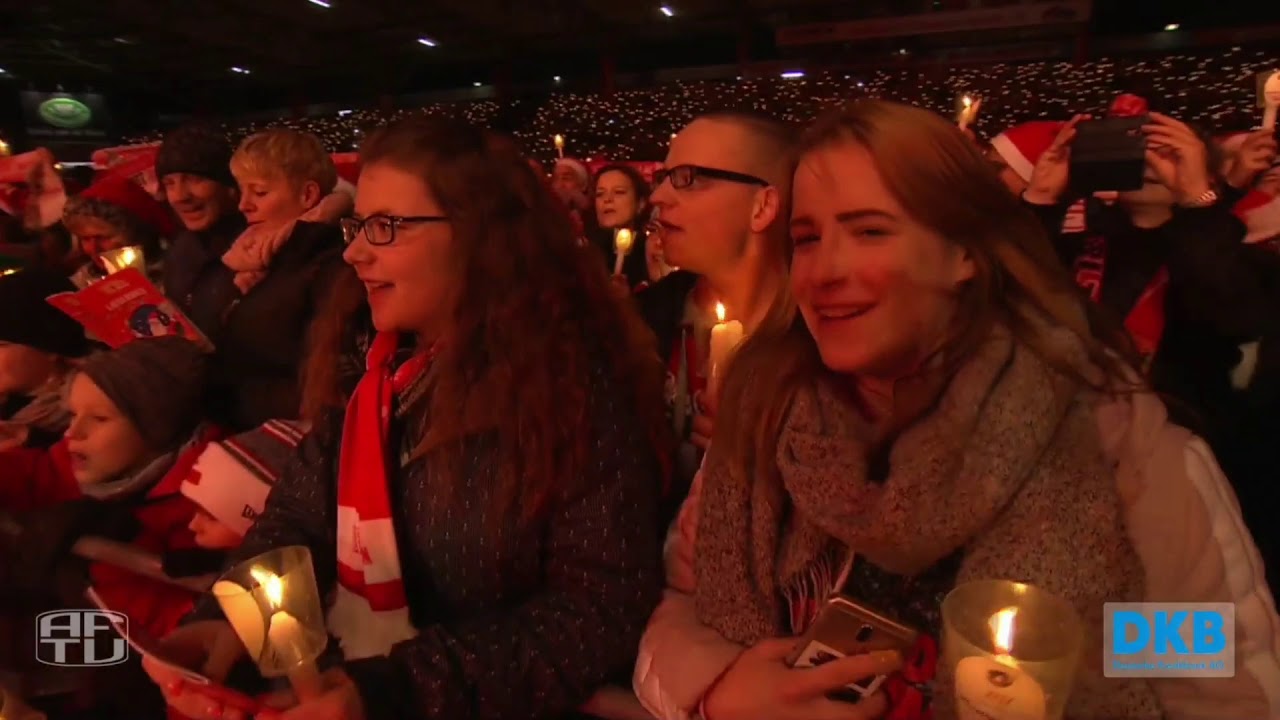 1.FC UNION BERLIN -Weihnachtssingen 2019 - Eröffnung und Hymne