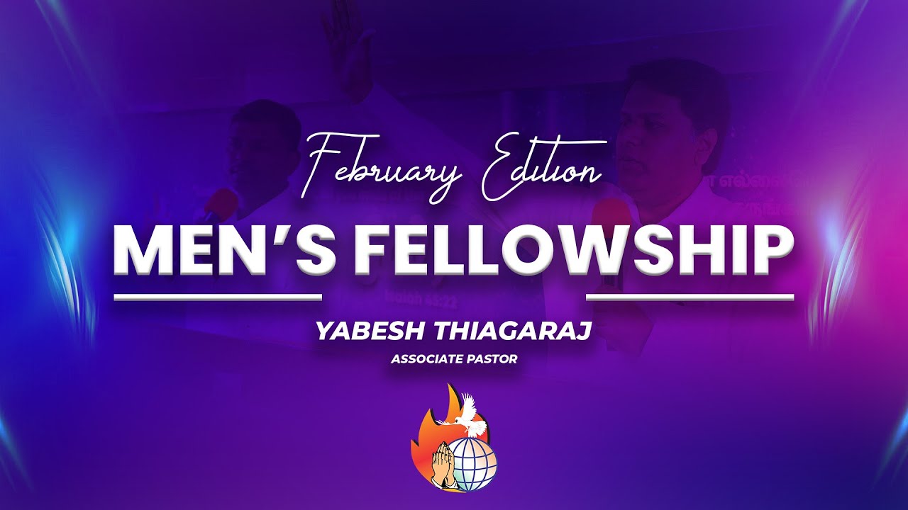 01-02-2026 | MEN'S FELLOWSHIP | The Holy Hebron Church | Message by Pas Yabesh Thiagaraj