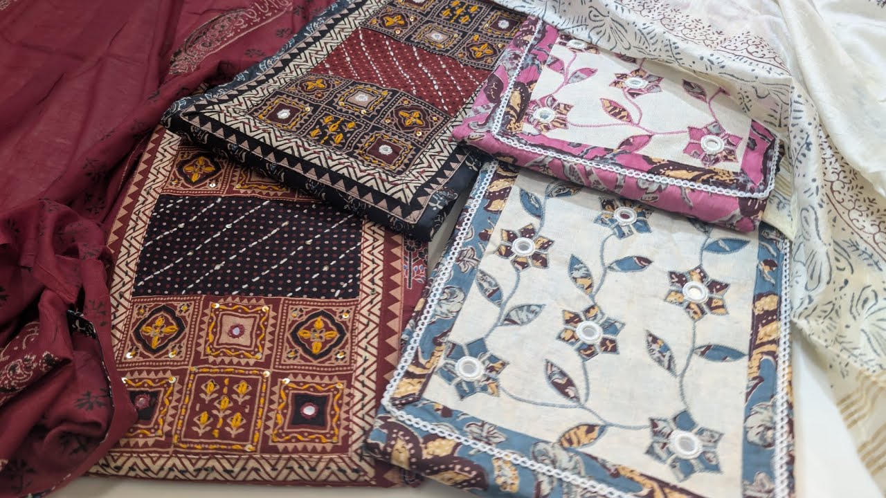 December sale begins | 100% traditional Items | Ajrakh suits | Manufacturers | Sainath Vasudha 