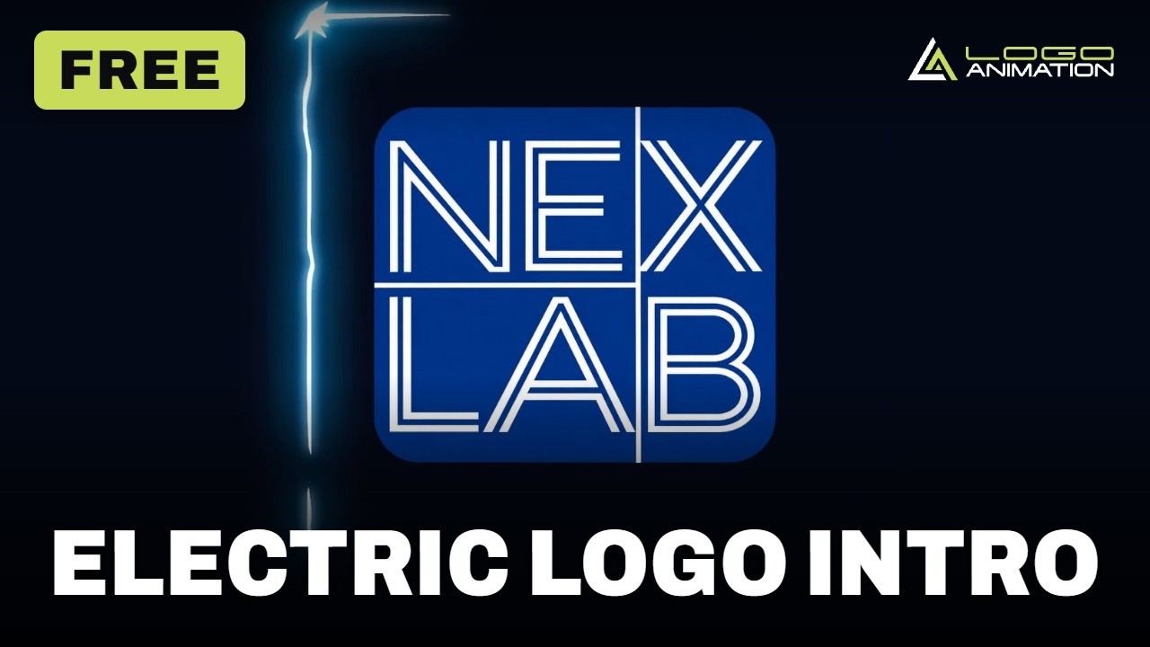 Free Electric Logo Intro Template | Electric Cube | No Watermark