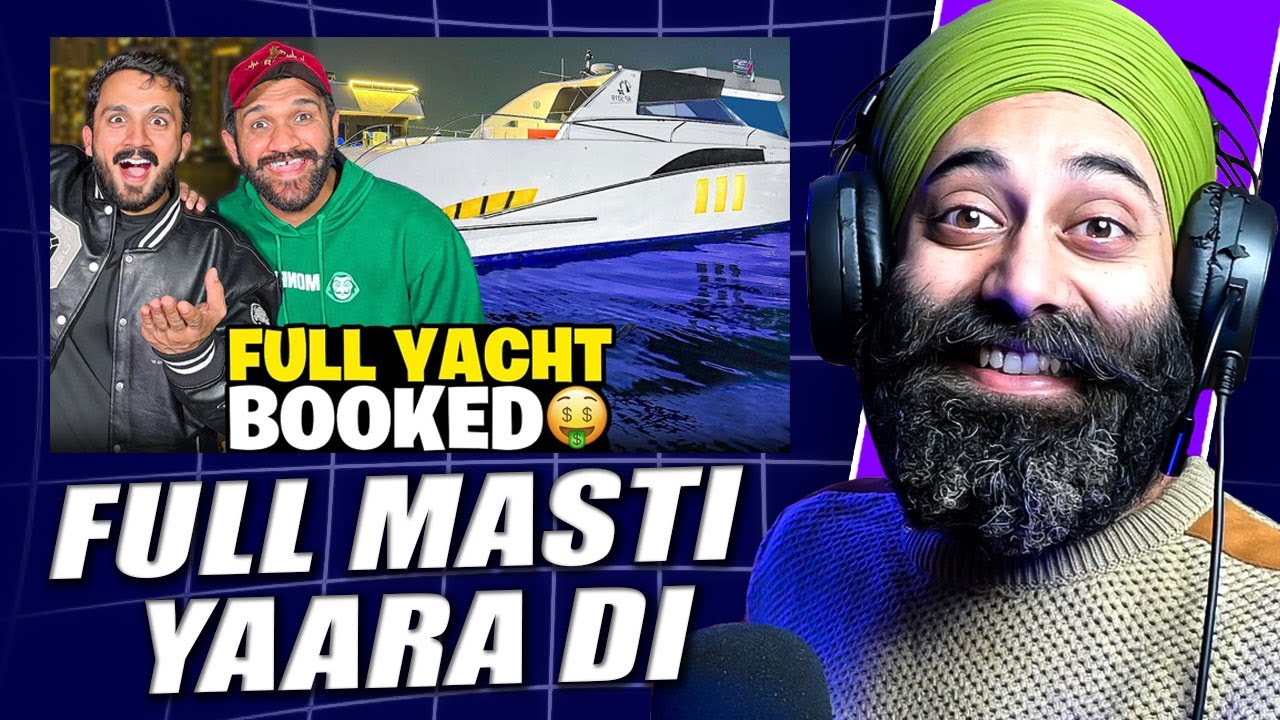 Rajab Booked Complete yacht for bachelor's party | PunjabiReel TV Extra