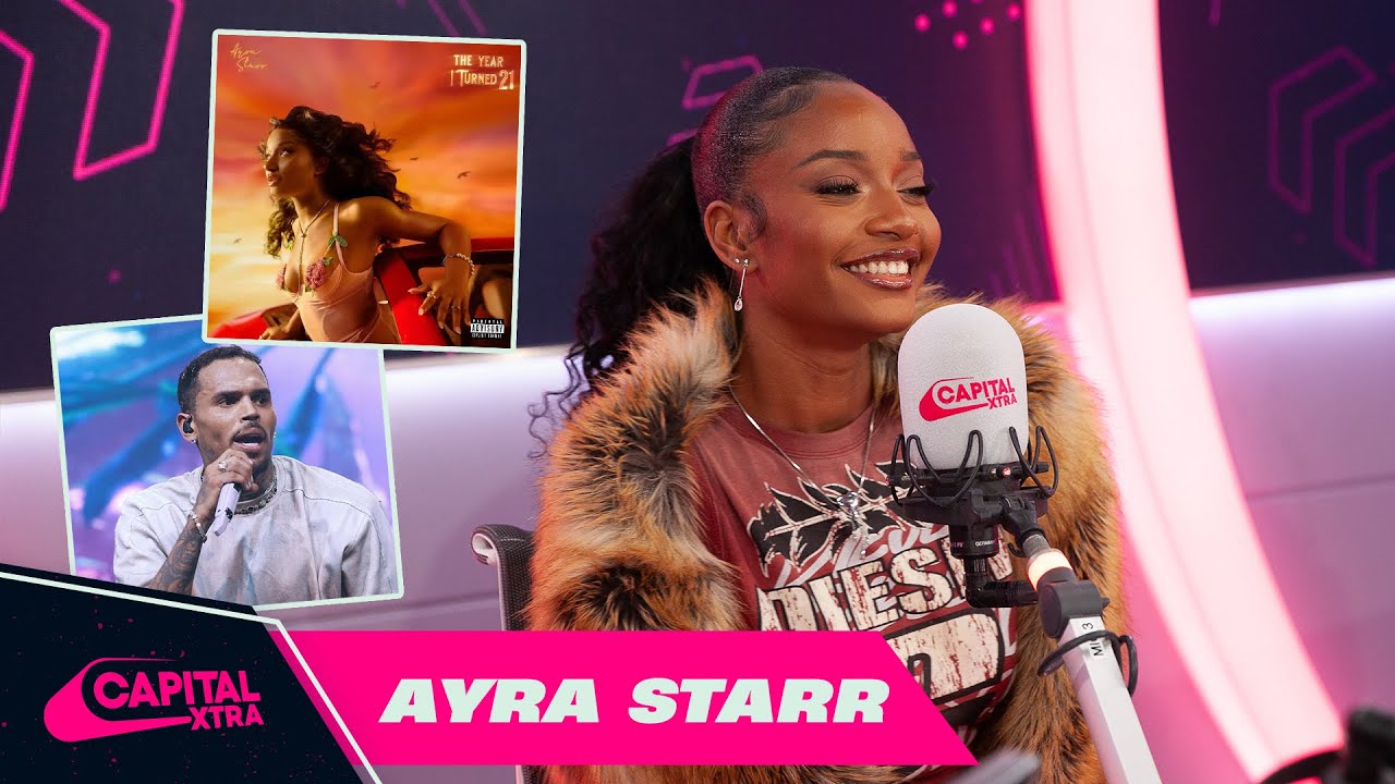 Ayra Starr gives her BEST celeb impression & shares experience on Chris Brown tour 🌟 | Capital XTRA