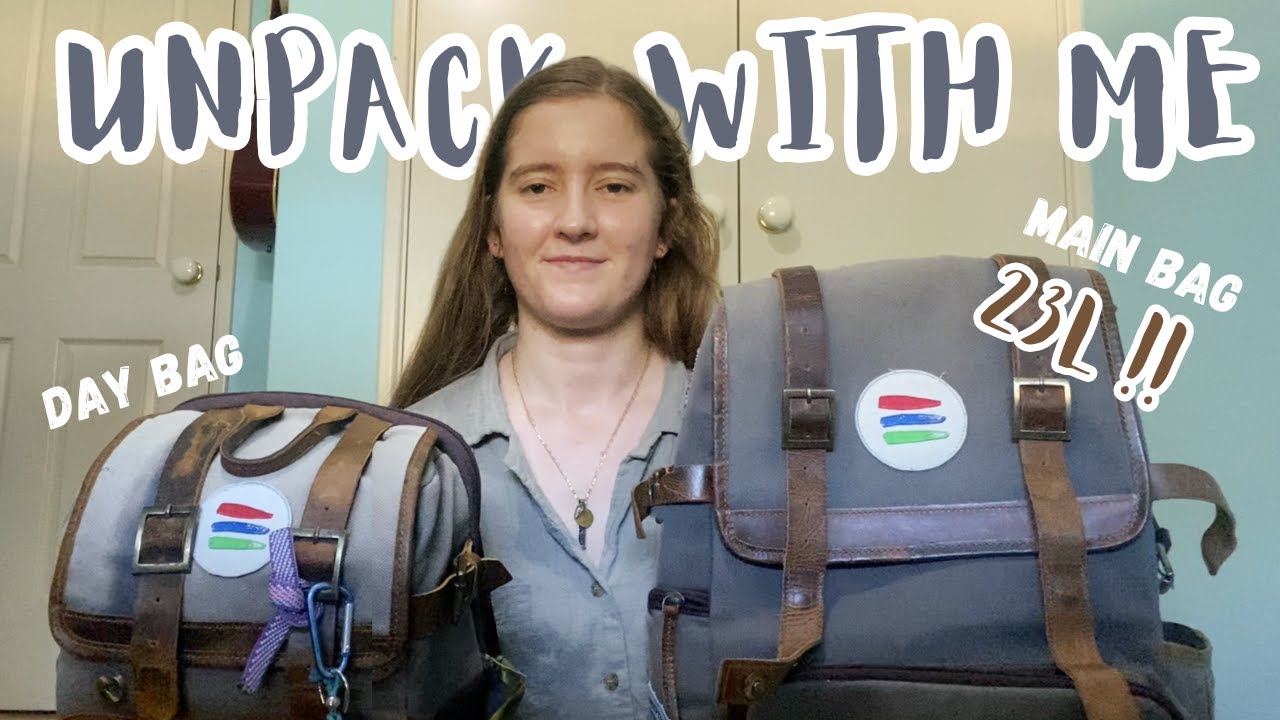 unpack with me after 8 months backpacking Europe || carry-on only